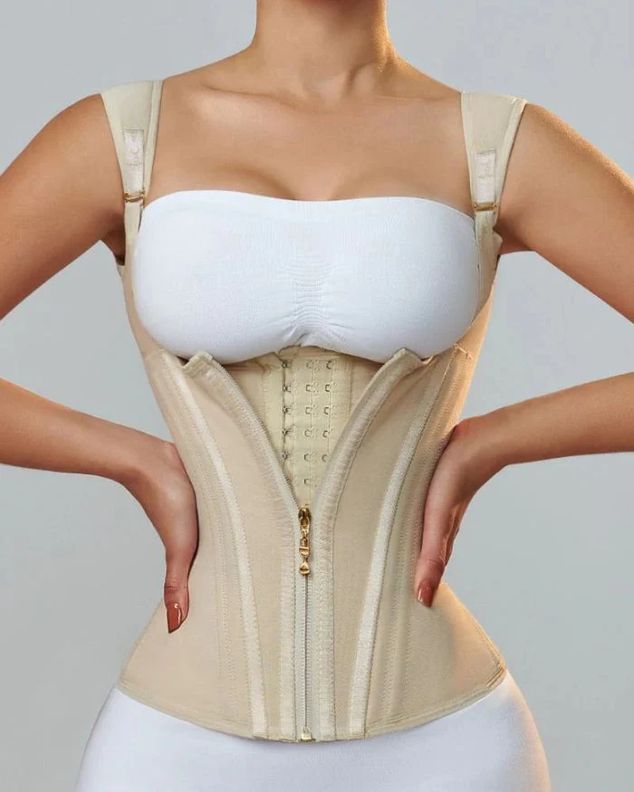 Cavari™ Faja Chaleco Doble Cinturilla