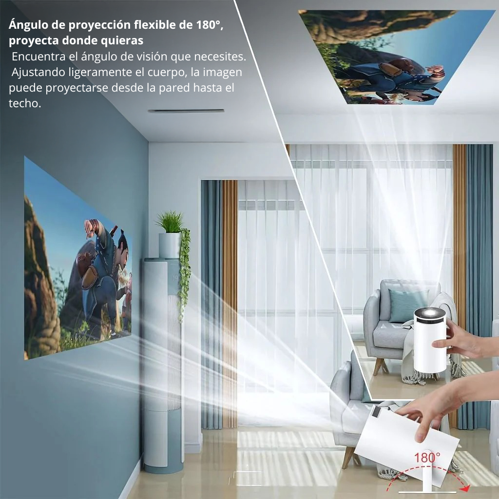 Cavari™ Proyector HD 2025 – Cine Portátil