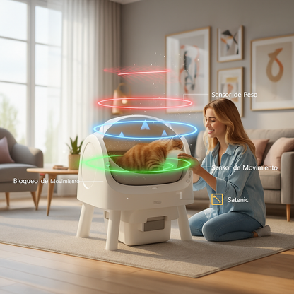 Cavari™ AutoScooper – Arenero Autolimpiante sin Olores