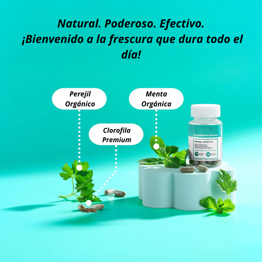 Cavari™ Suplemento Desodorizante Corporal Natural y Efectivo