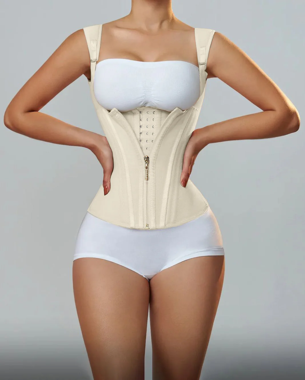 Cavari™ Faja Chaleco Doble Cinturilla