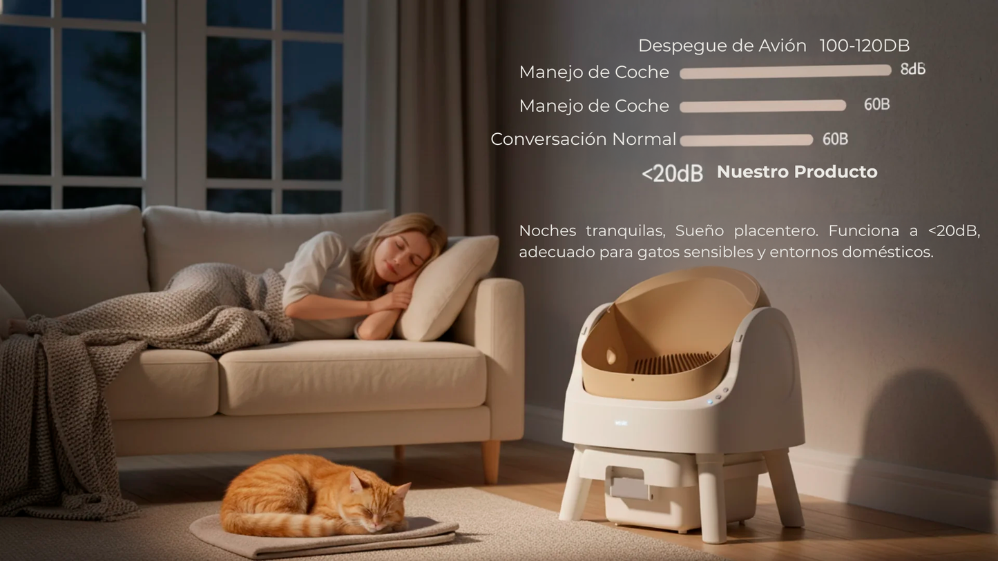 Cavari™ AutoScooper – Arenero Autolimpiante sin Olores