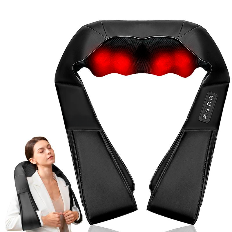 Cavari™ BackEase – Masajeador de Cuello y Espalda con Calor Relajante